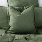 Ecoanthology 100% French Flax Linen Feather Fill Cushion