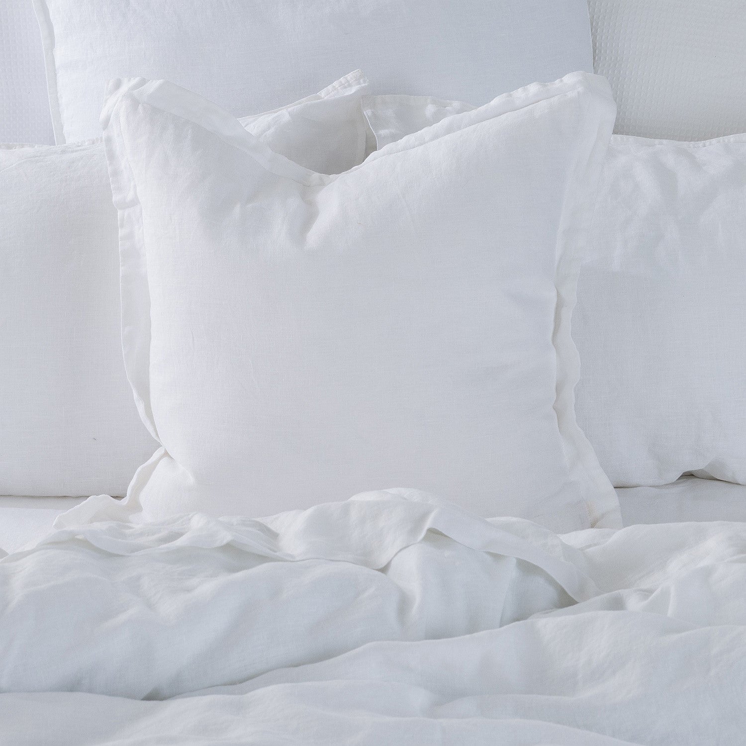 Ecoanthology 100% French Flax Linen Feather Fill Cushion