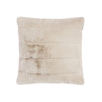 Design Republique Emerson Stripe Faux Fur Natural Cushion
