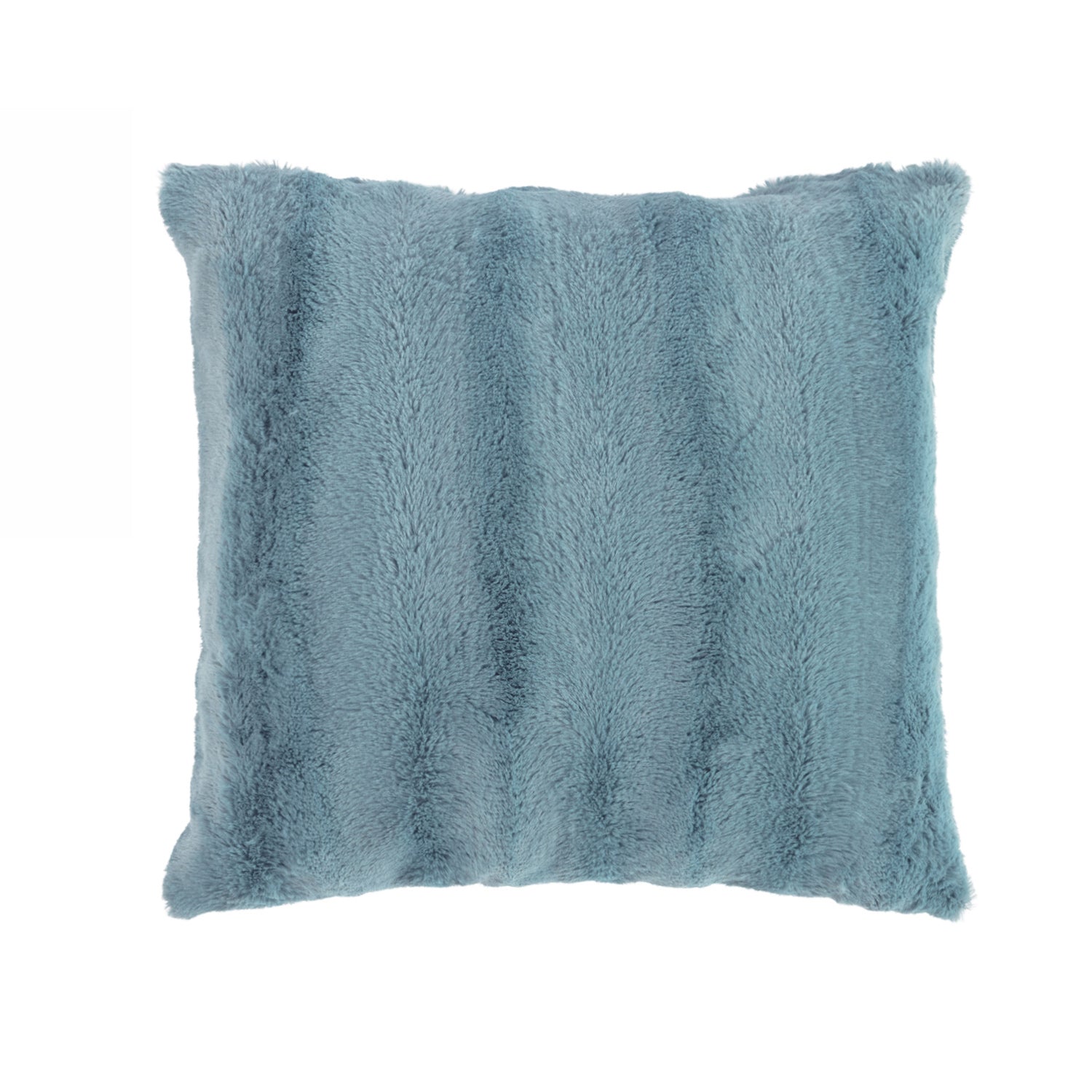 Solace Channel Faux Fur Cushion