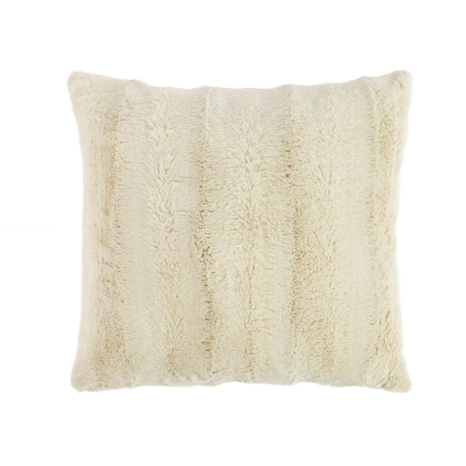 Solace Channel Faux Fur Cushion