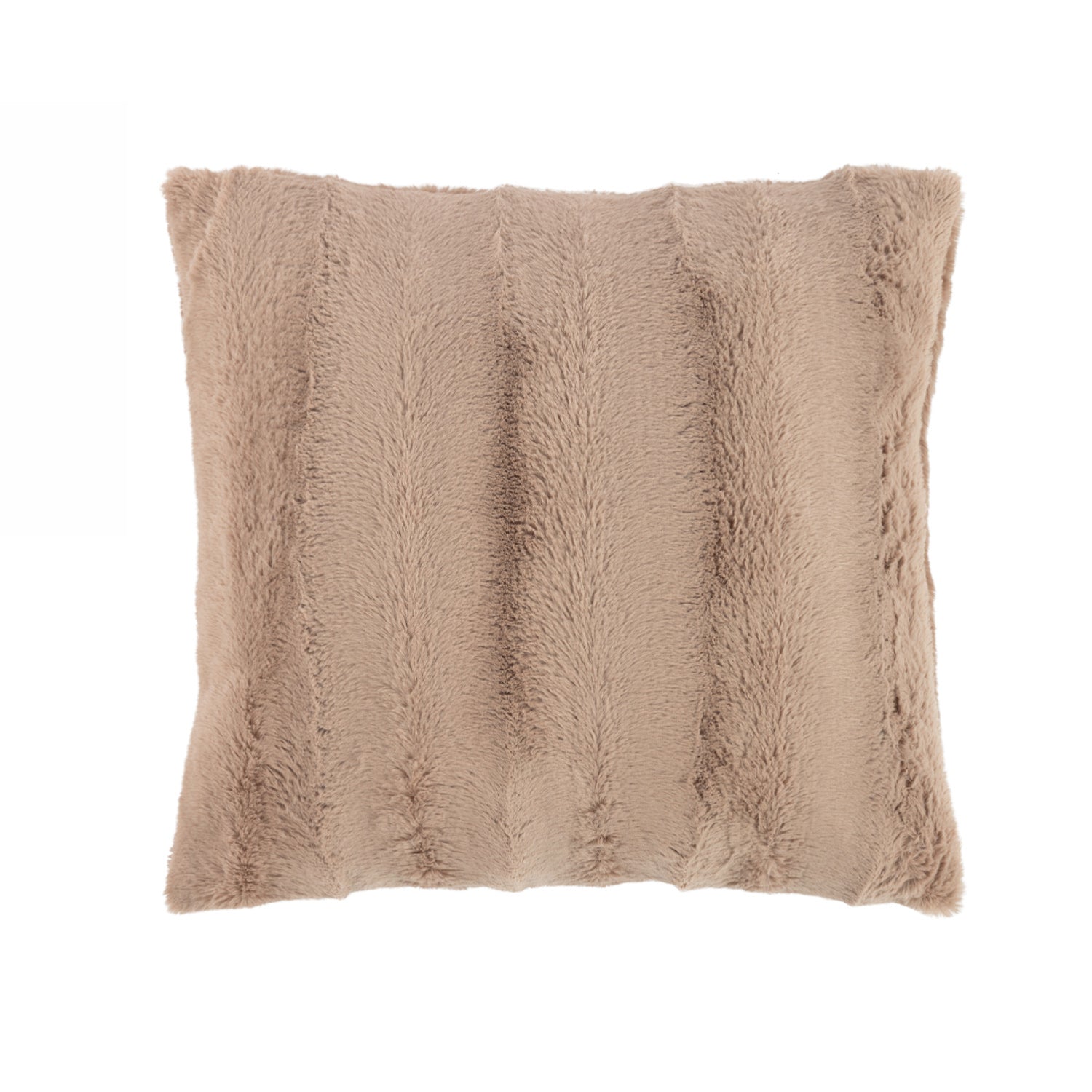 Solace Channel Faux Fur Cushion