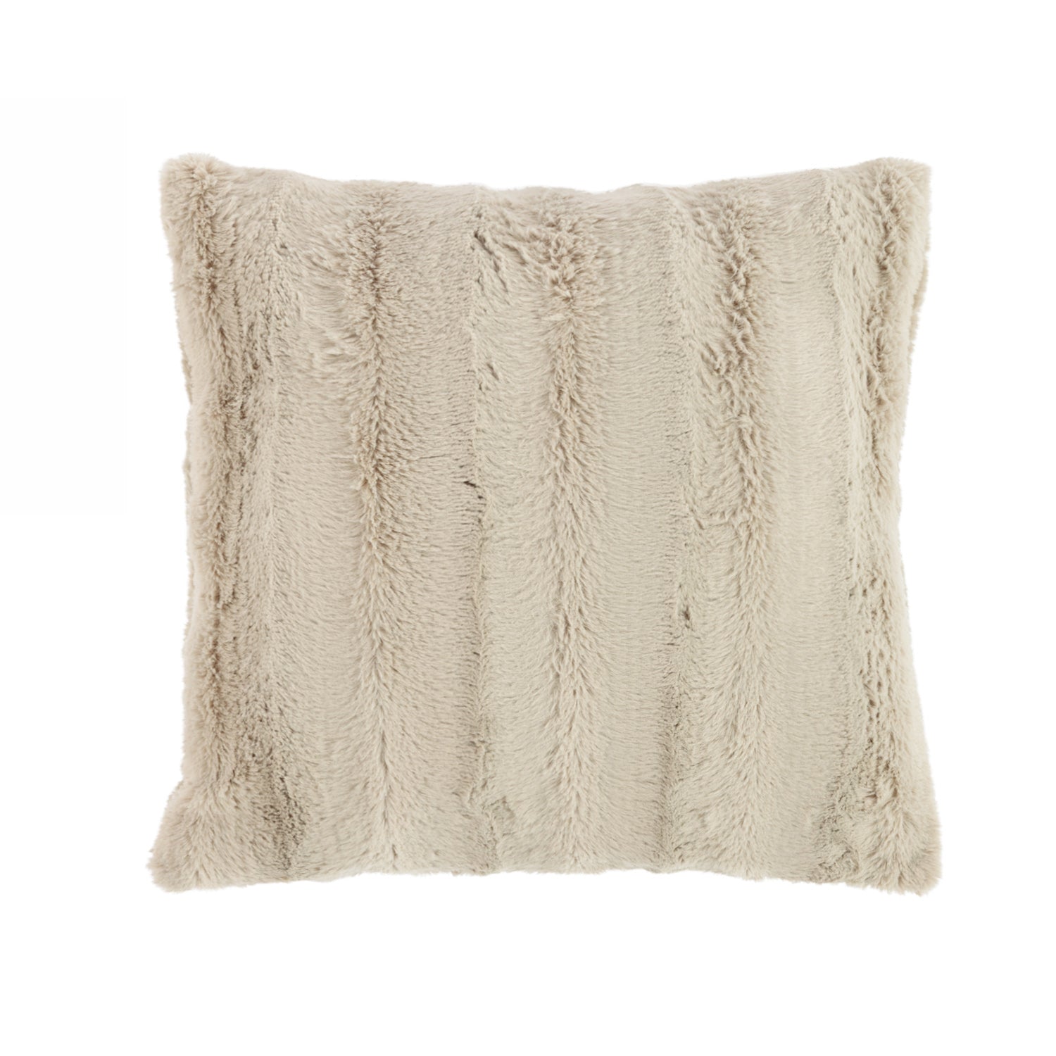 Solace Channel Faux Fur Cushion