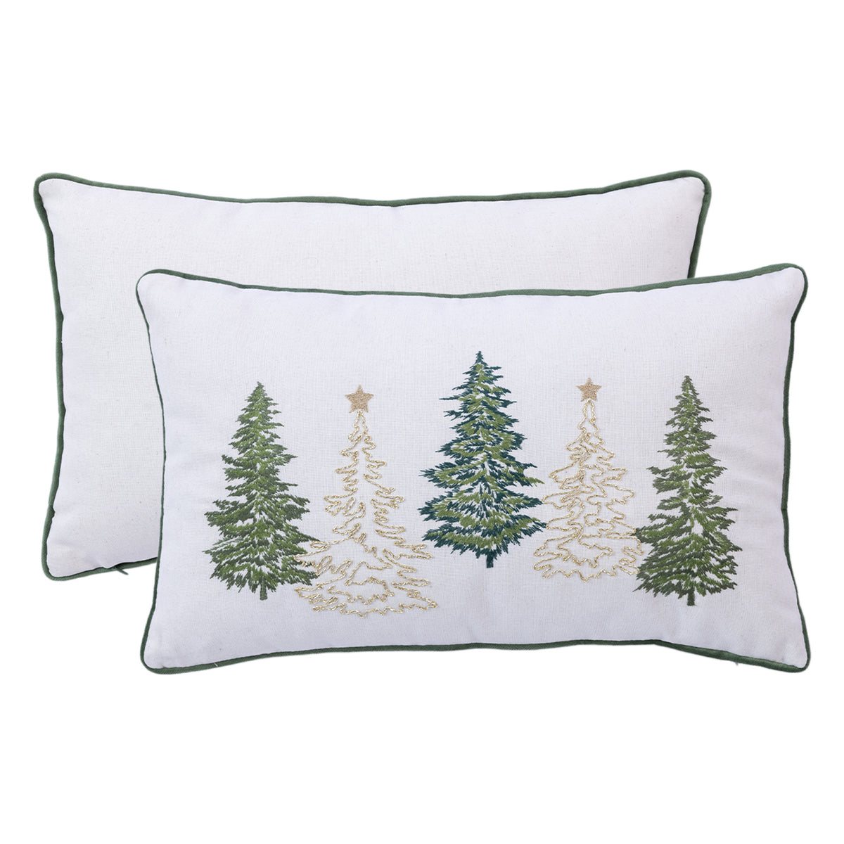 Christmas Wishes Christmas Trees With Star Cushion