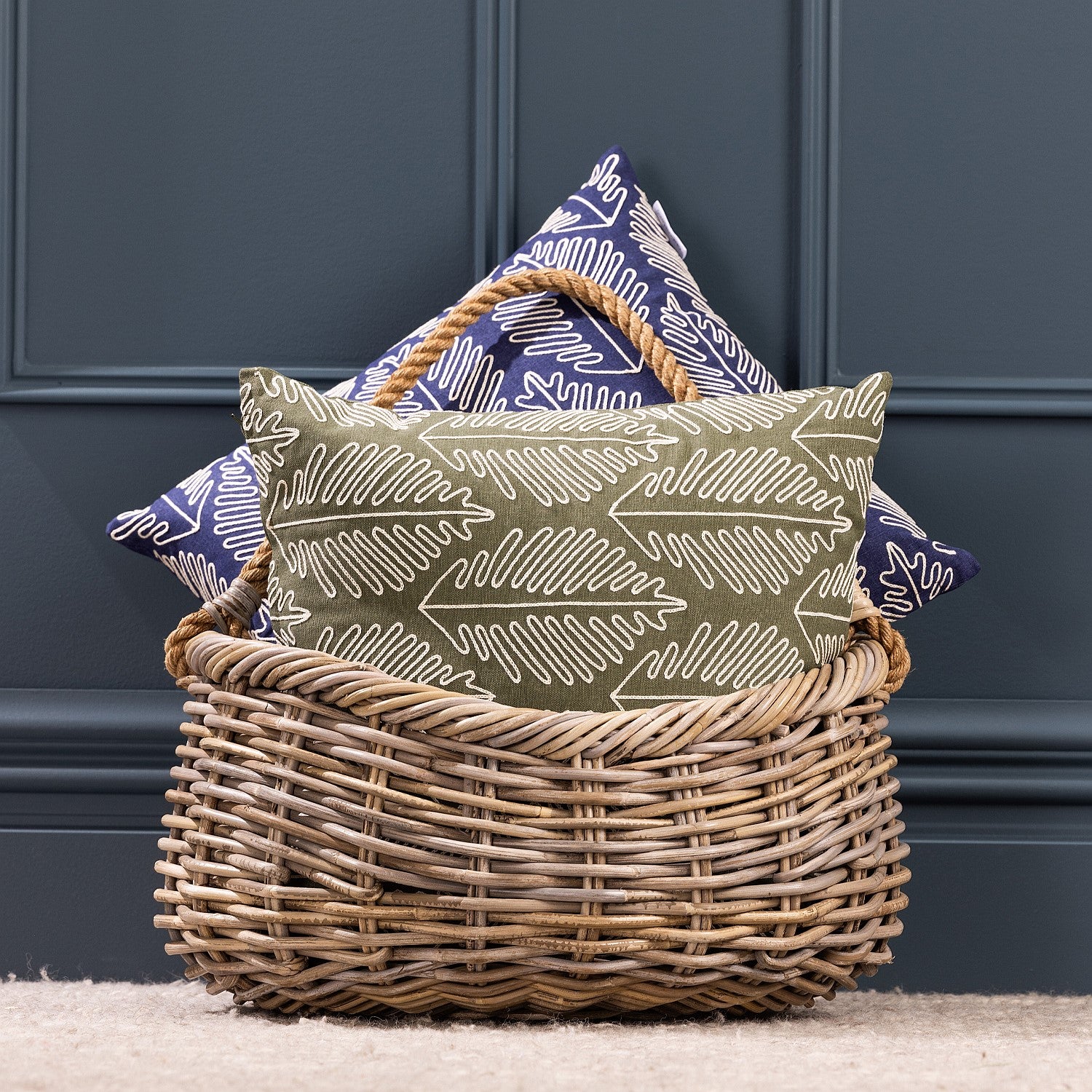 Gracious Living Isabella Embroidered Cushion