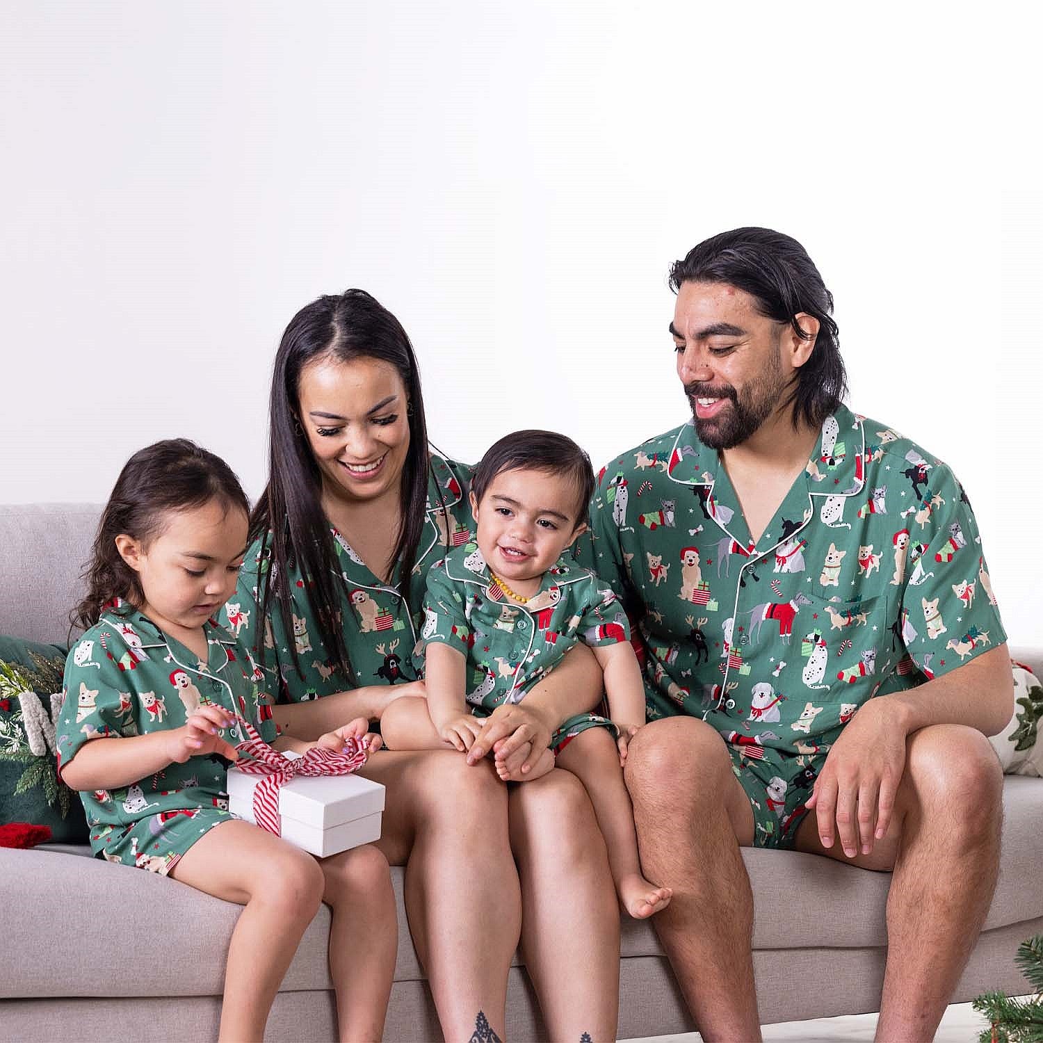 Christmas Wishes Ho Ho Ho Hounds Kids Pj Set