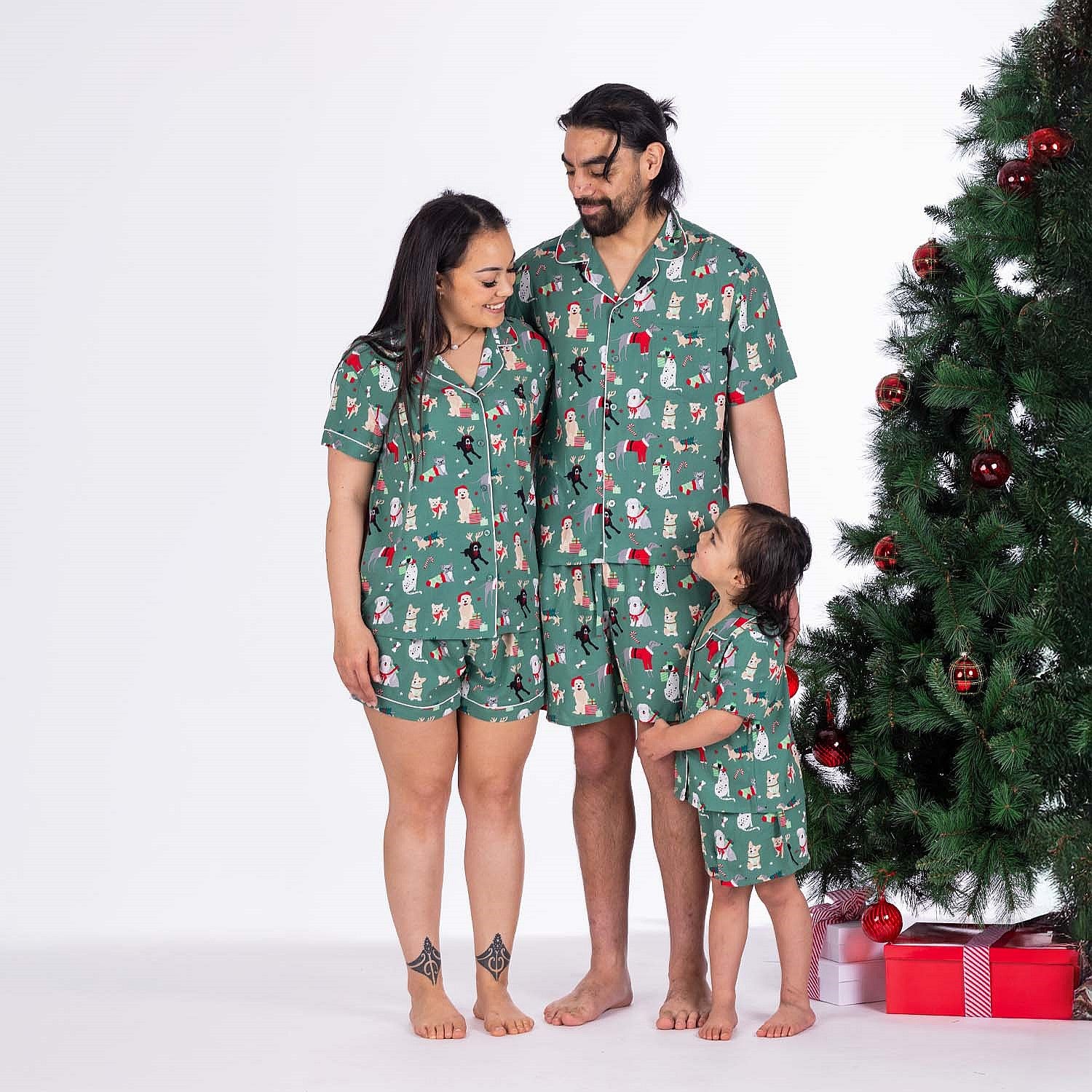 Christmas Wishes Ho Ho Ho Hounds Kids Pj Set
