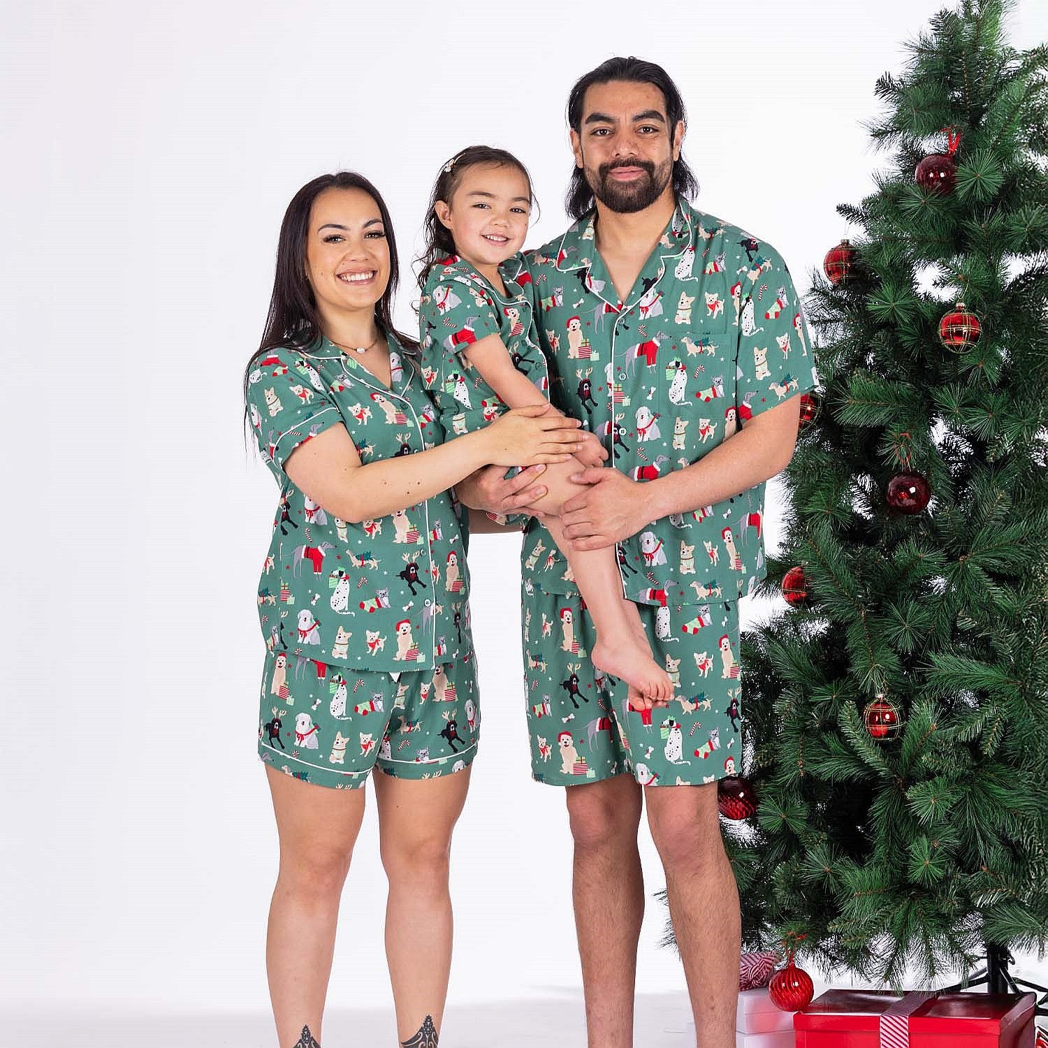 Christmas Wishes Ho Ho Ho Hounds Kids Pj Set