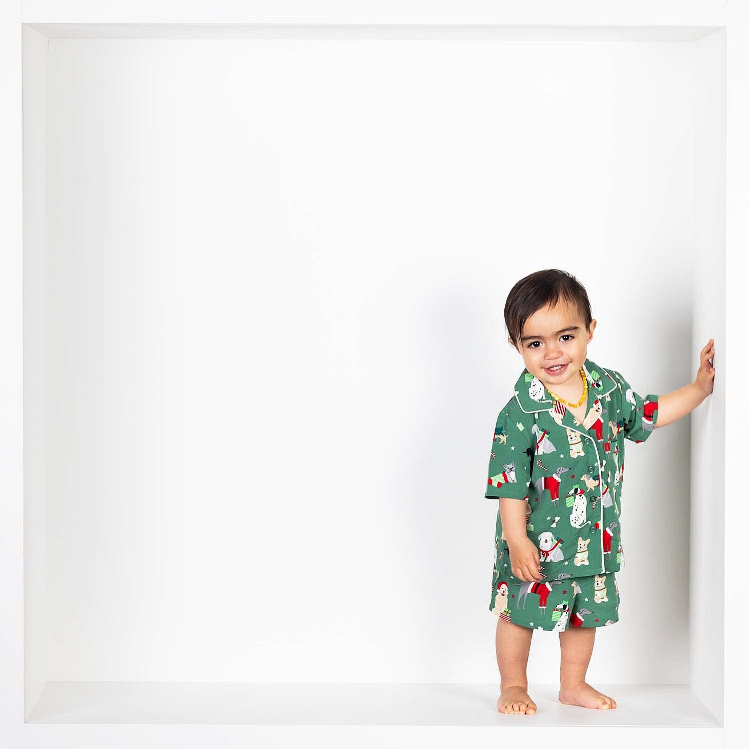 Christmas Wishes Ho Ho Ho Hounds Kids Pj Set