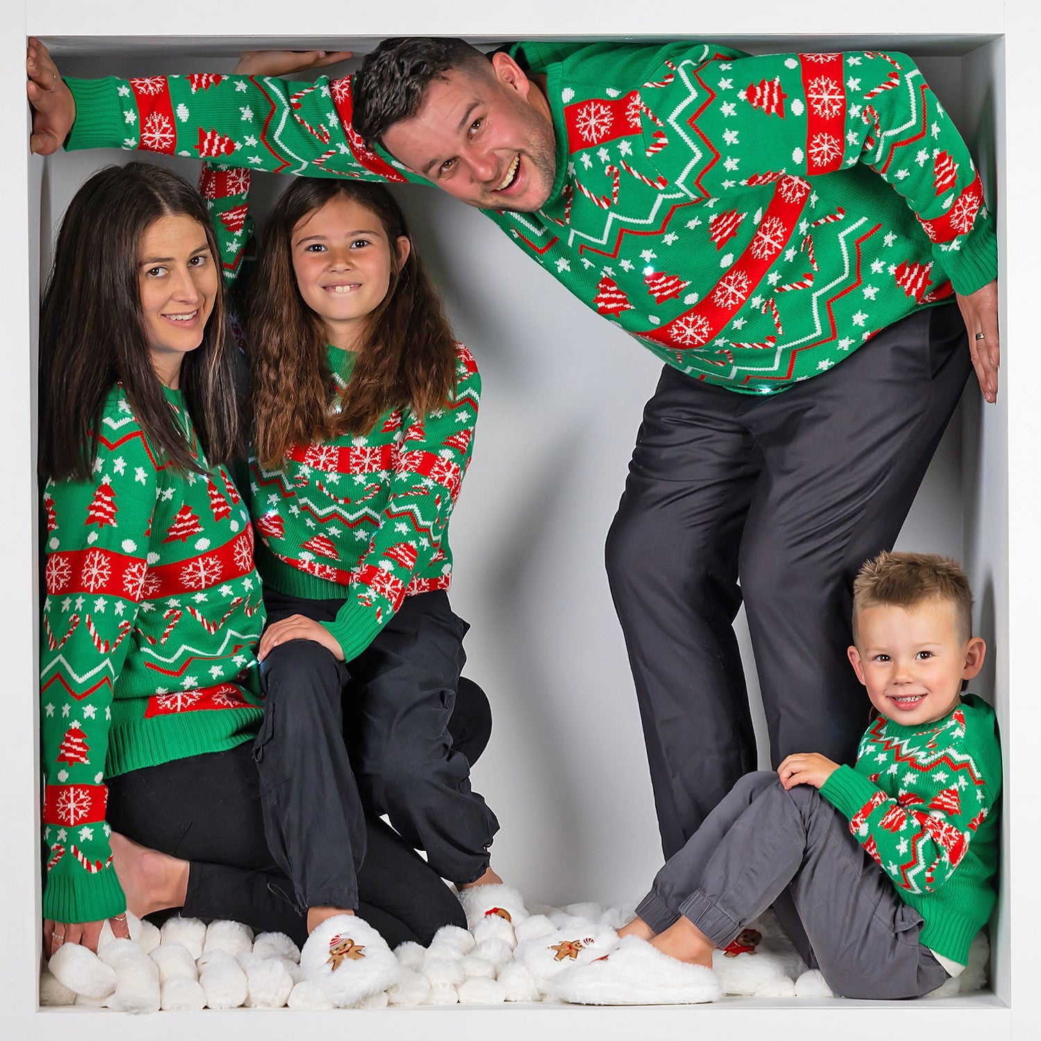 Christmas Wishes Traditional Xmas Light Up Jumper