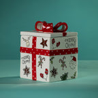 Christmas Wishes Christmas Present Ceramic Box