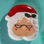 Christmas Wishes Mrs Claus Plate