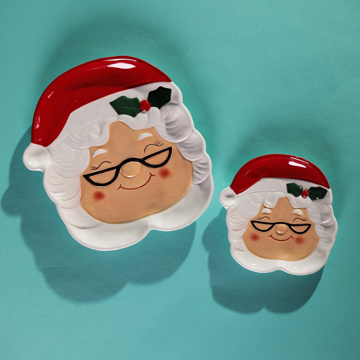 Christmas Wishes Mrs Claus Plate