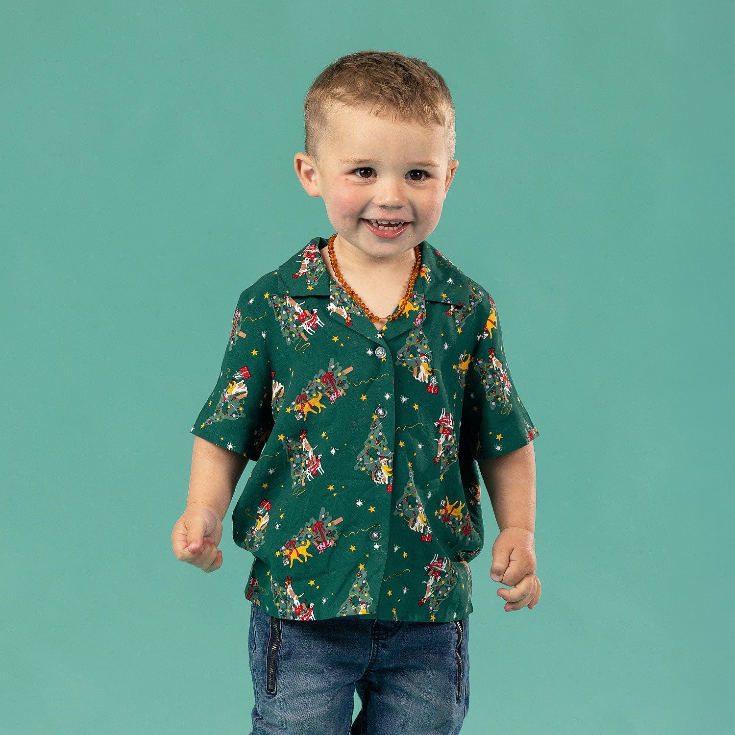 Christmas Wishes Kids Xmas Dog Shirt