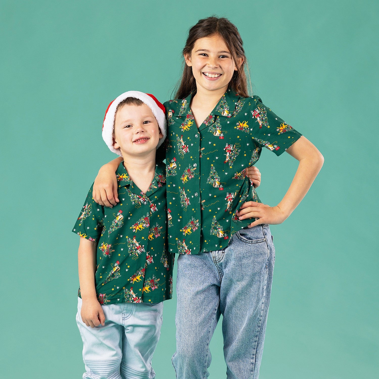 Christmas Wishes Kids Xmas Dog Shirt