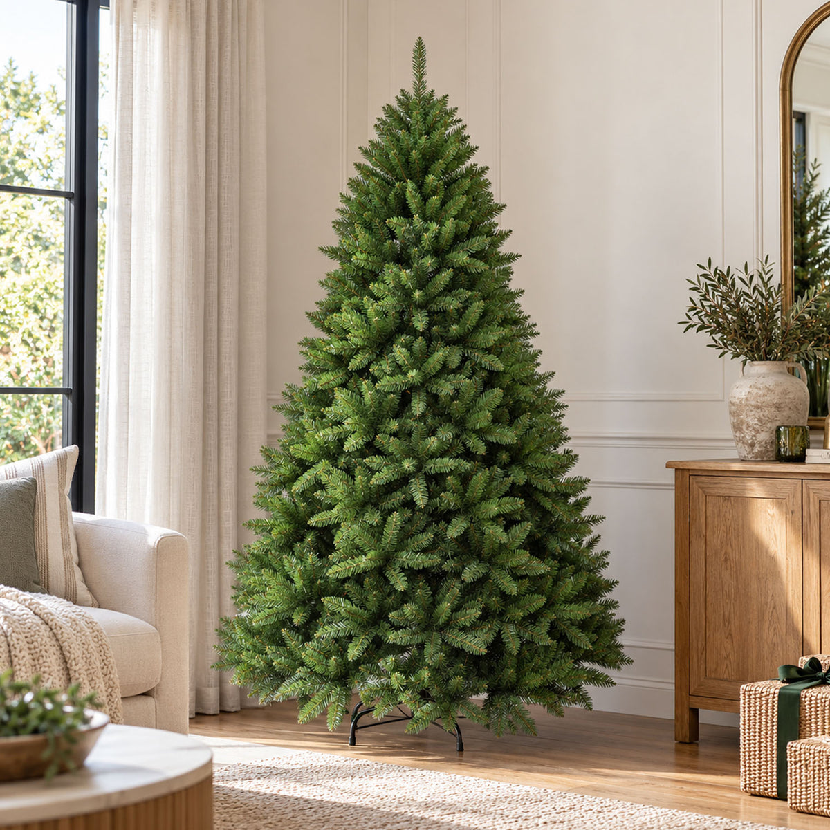 Christmas Wishes Luxe Hinged Christmas Tree 210cm