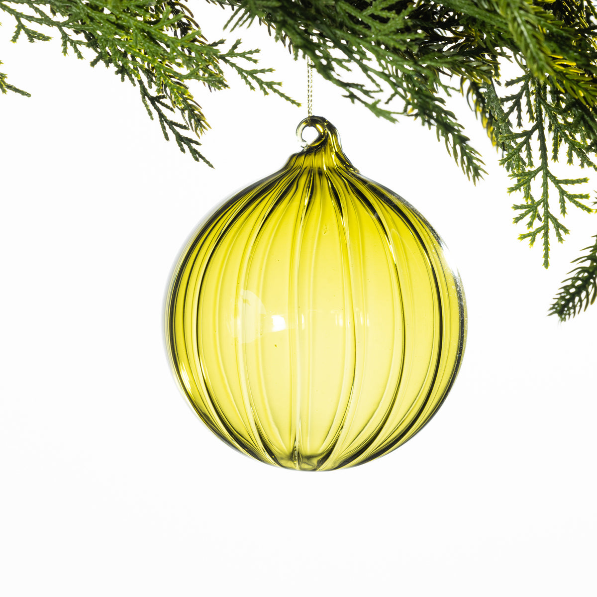 Christmas Wishes Glass Bauble Large