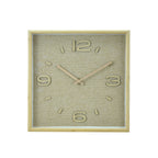 Design Republique Leif Linen Look Square Wall Clock