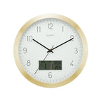 Design Republique Aluminium Clock With LCD Display