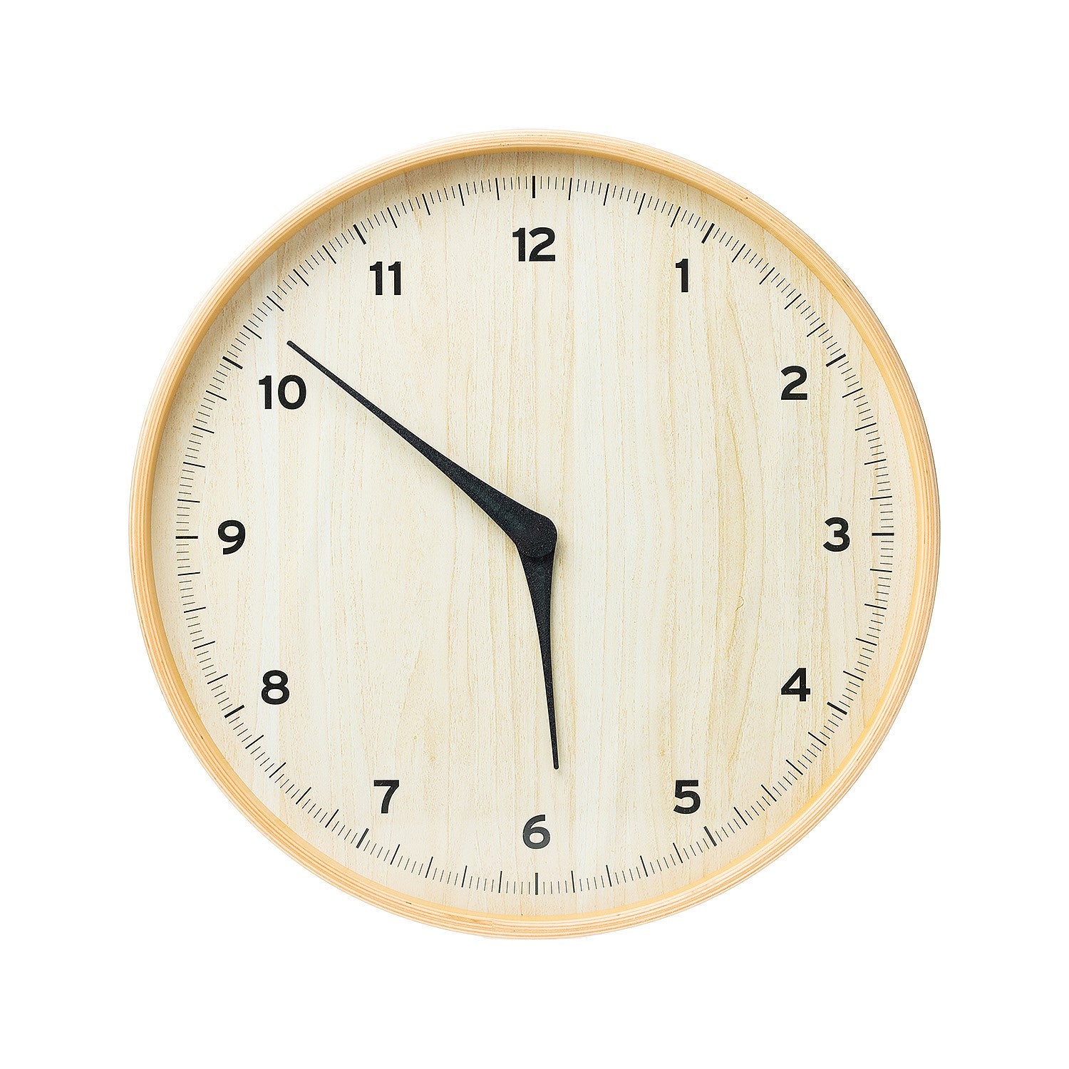 Design Republique Wrenley Wood Look Clock