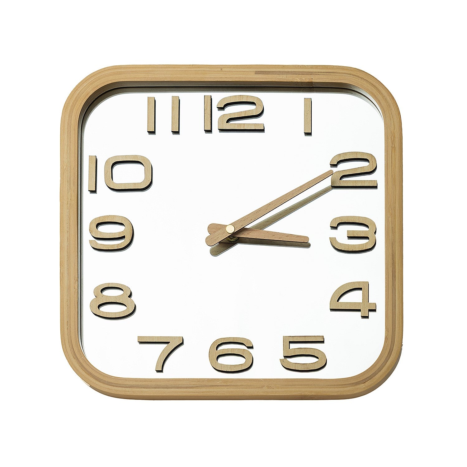 Design Republique Baily Bamboo Frame Wall Clock