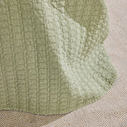 Fieldcrest Isla Sand Washed Coverlet Set Sage