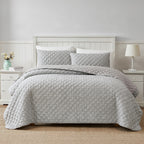 Gracious Living Saskia Woven Cotton Coverlet