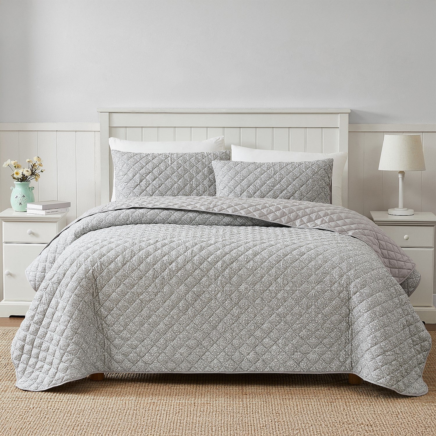 Gracious Living Saskia Woven Cotton Coverlet