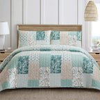 Solace Edith Patchwork Coverlet Set