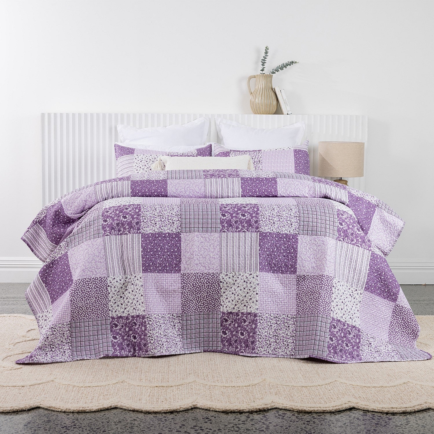 Home Co. Audrey Microfibre Coverlet Set