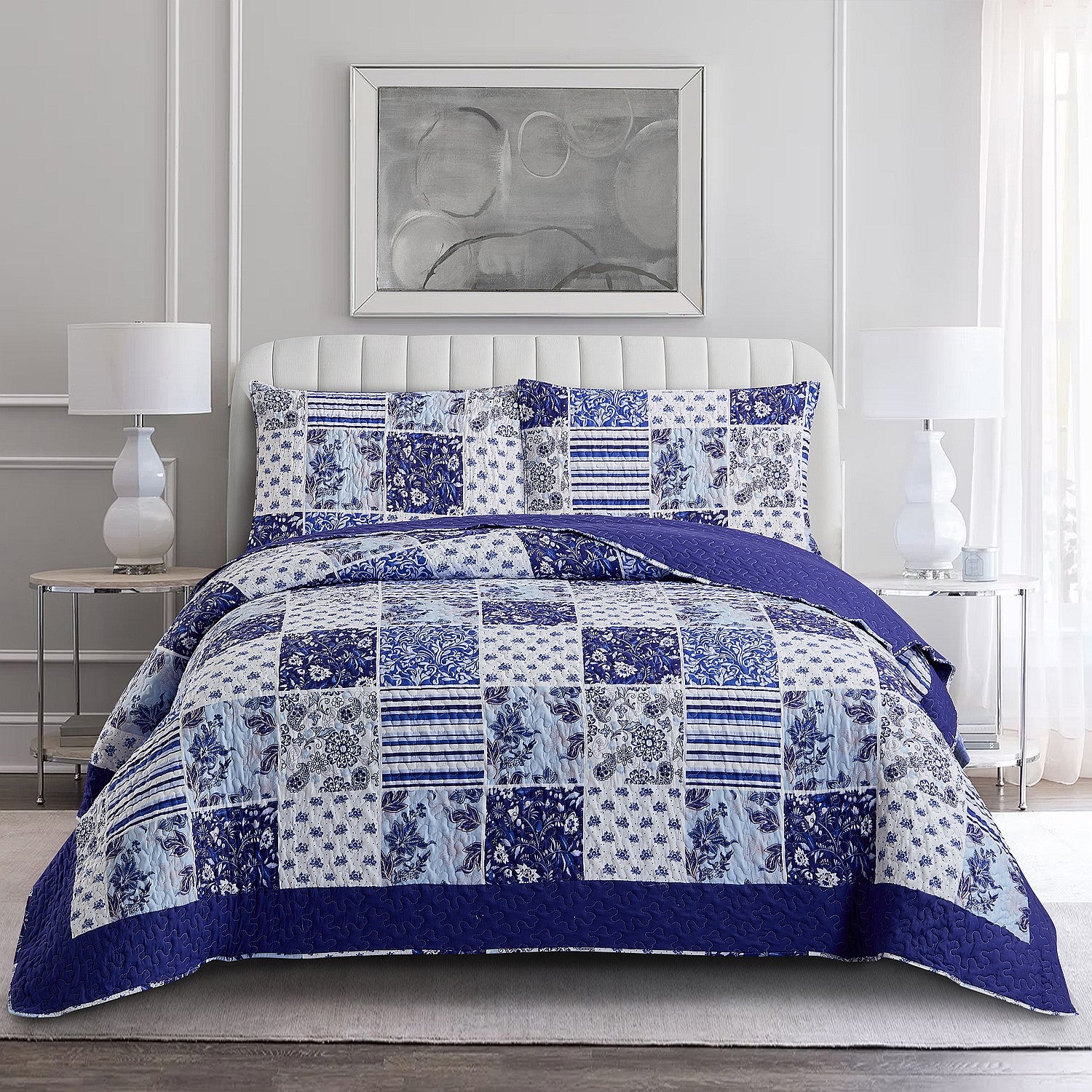 Solace Eve Patchwork Coverlet Set