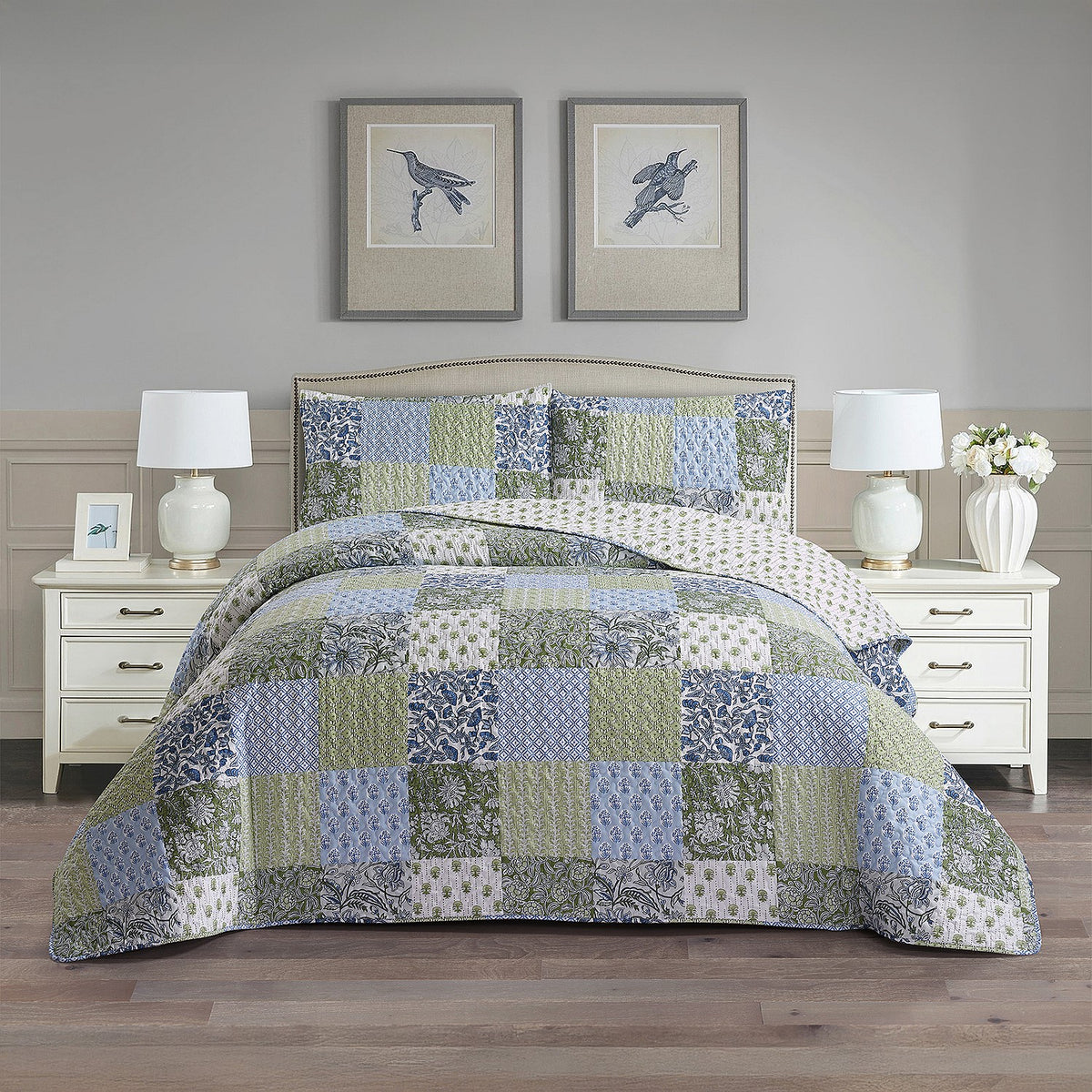 Coverlets Neutral Solace Monisa Patchwork Coverlet Set – Bed Bath & Beyond NZ