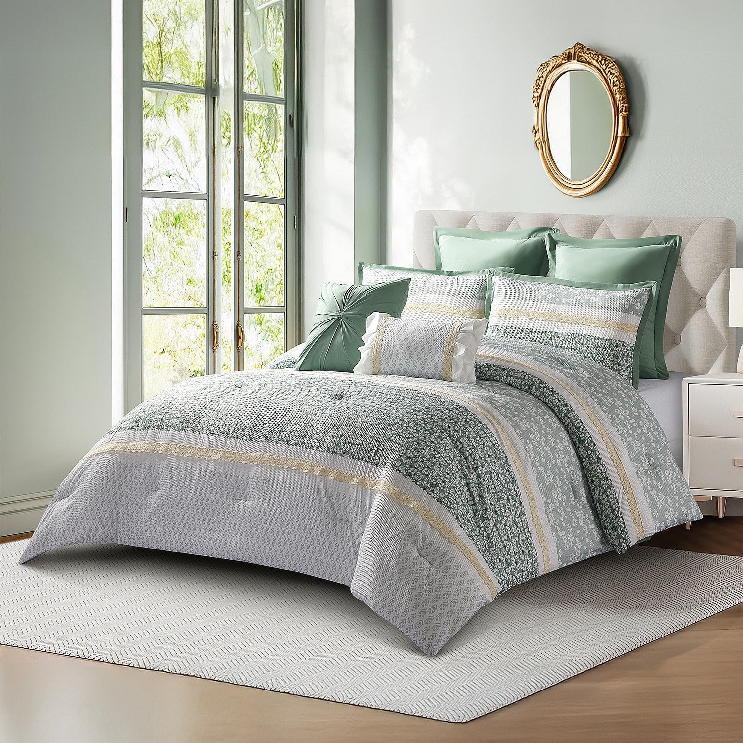 Solace Haven 7 Piece Comforter Set