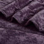 Fieldcrest Luxe Velvet Deep Plum Comforter Set