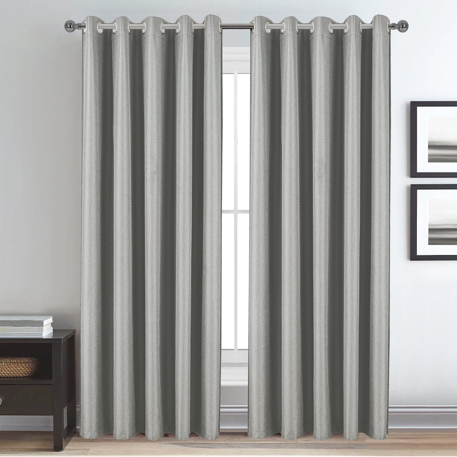 Style Co. Tribeca Blockout Eyelet Curtain Pair