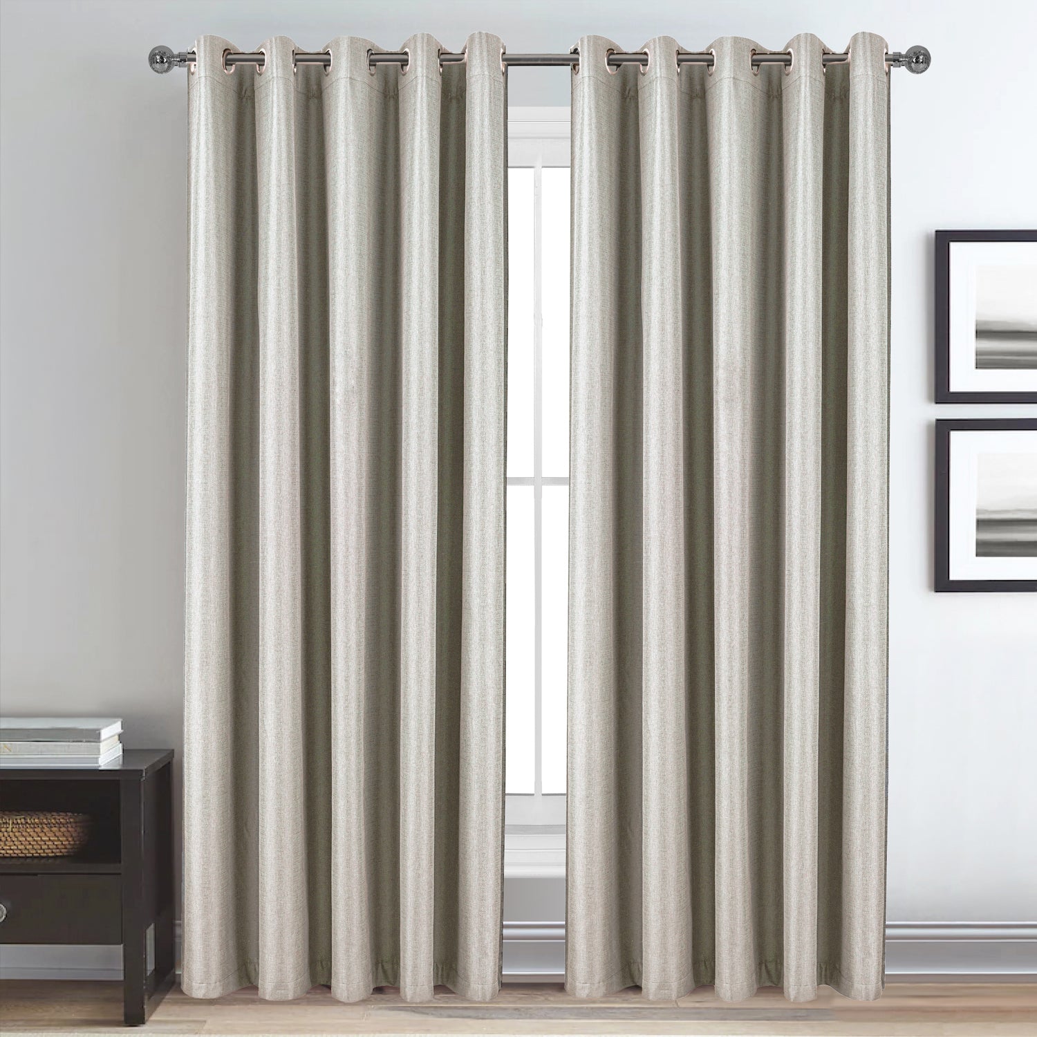 Style Co. Tribeca Blockout Eyelet Curtain Pair