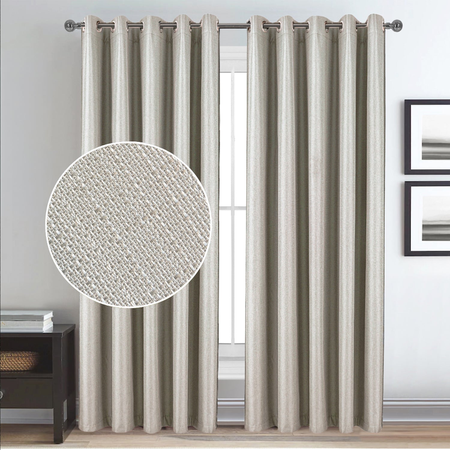 Style Co. Tribeca Blockout Eyelet Curtain Pair