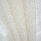 Up close of the Style Co. Lyon  Sheer Curtains in Linen 
