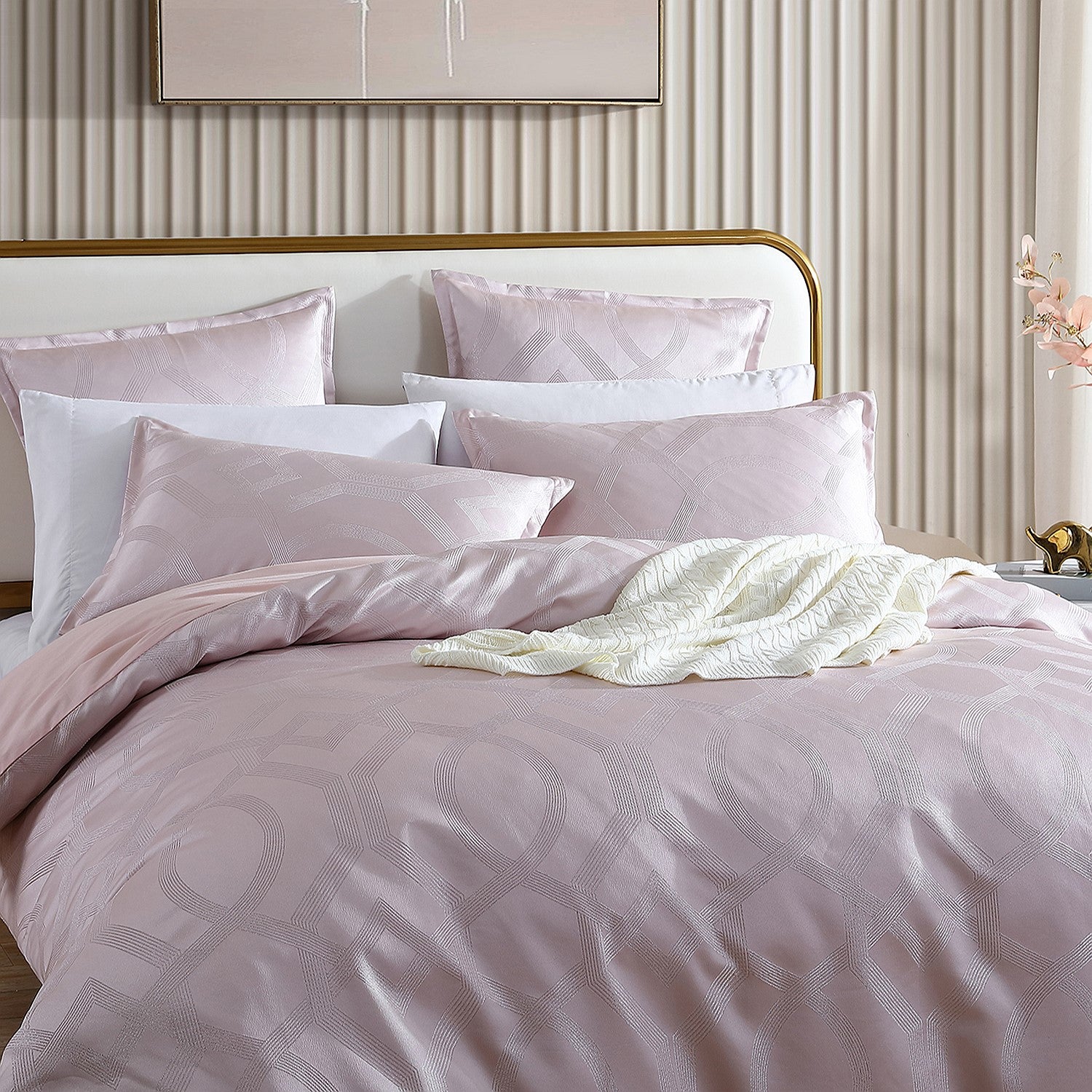 Platinum Collection Seville Blush Duvet Cover Set
