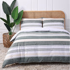 Home Co. Halima Stripe Cotton Duvet Cover Set