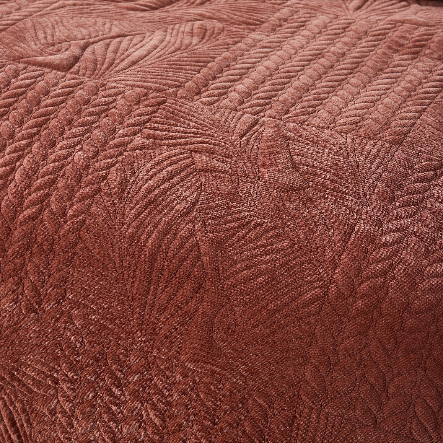 Fieldcrest Kaia Quilted Velvet Duvet Cover Set