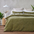Fieldcrest Kaia Quilted Velvet Duvet Cover Set