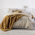 Cove Linen Look Cotton Duvet Cover Set