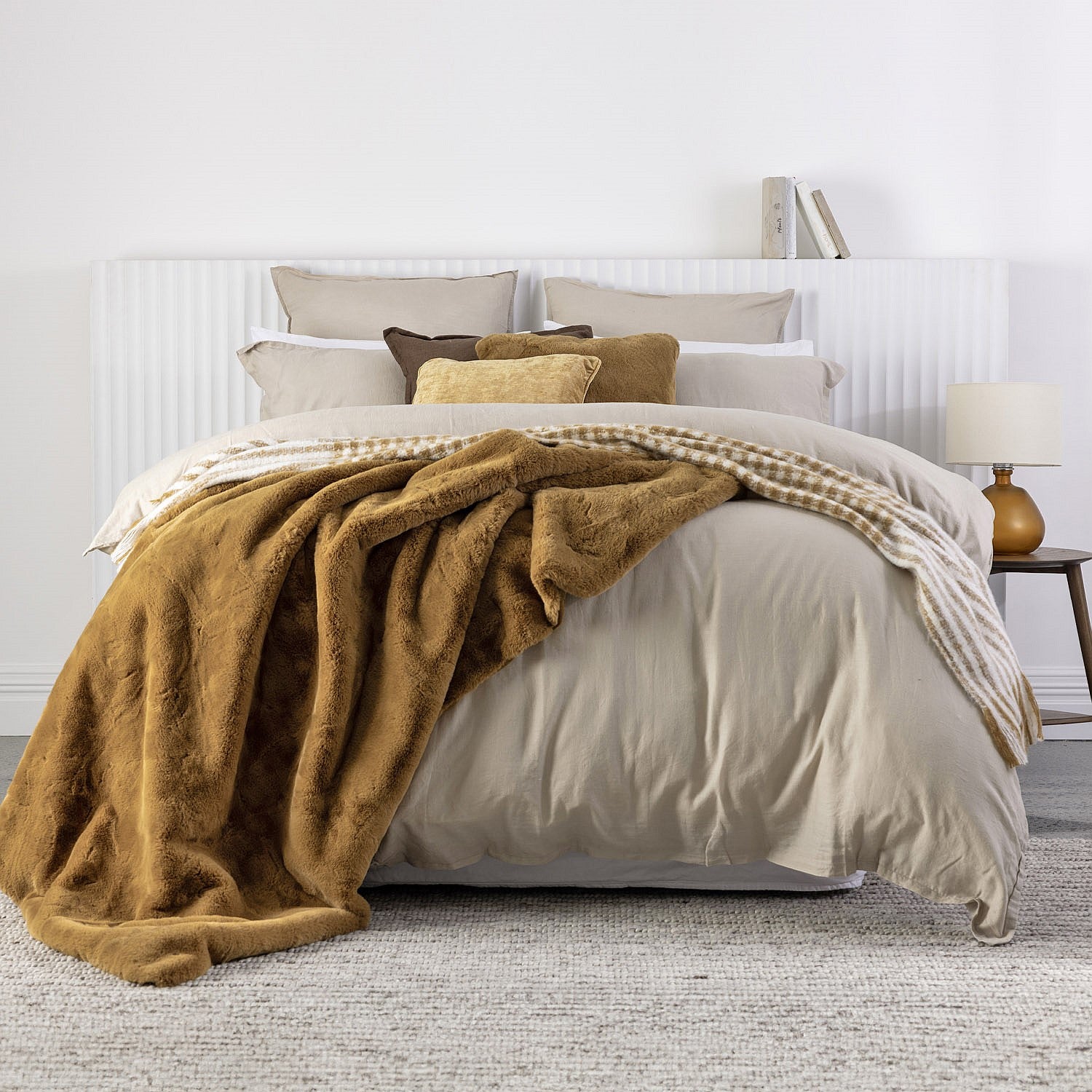 Cove Linen Look Cotton Duvet Cover Set