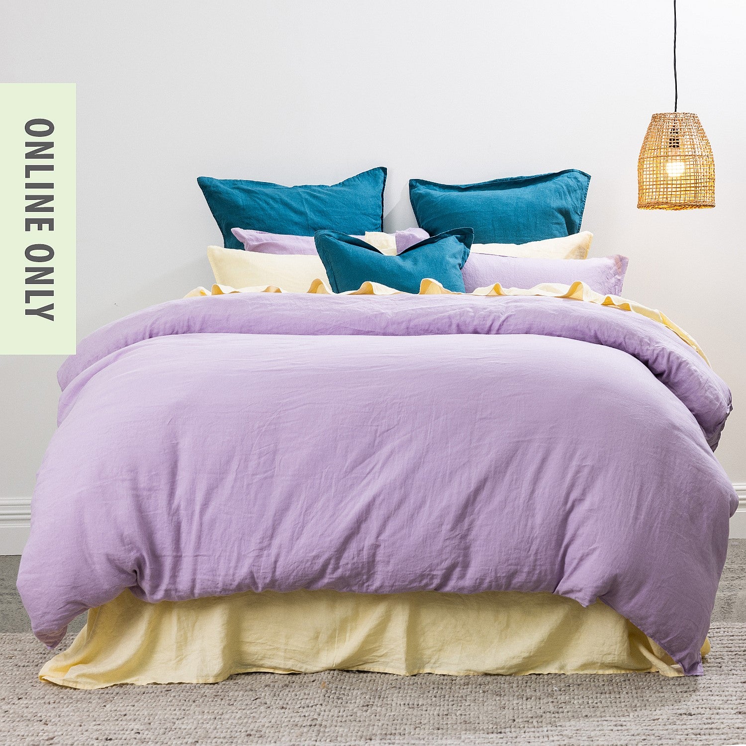Ecoanthology 100% Linen Duvet Cover Set