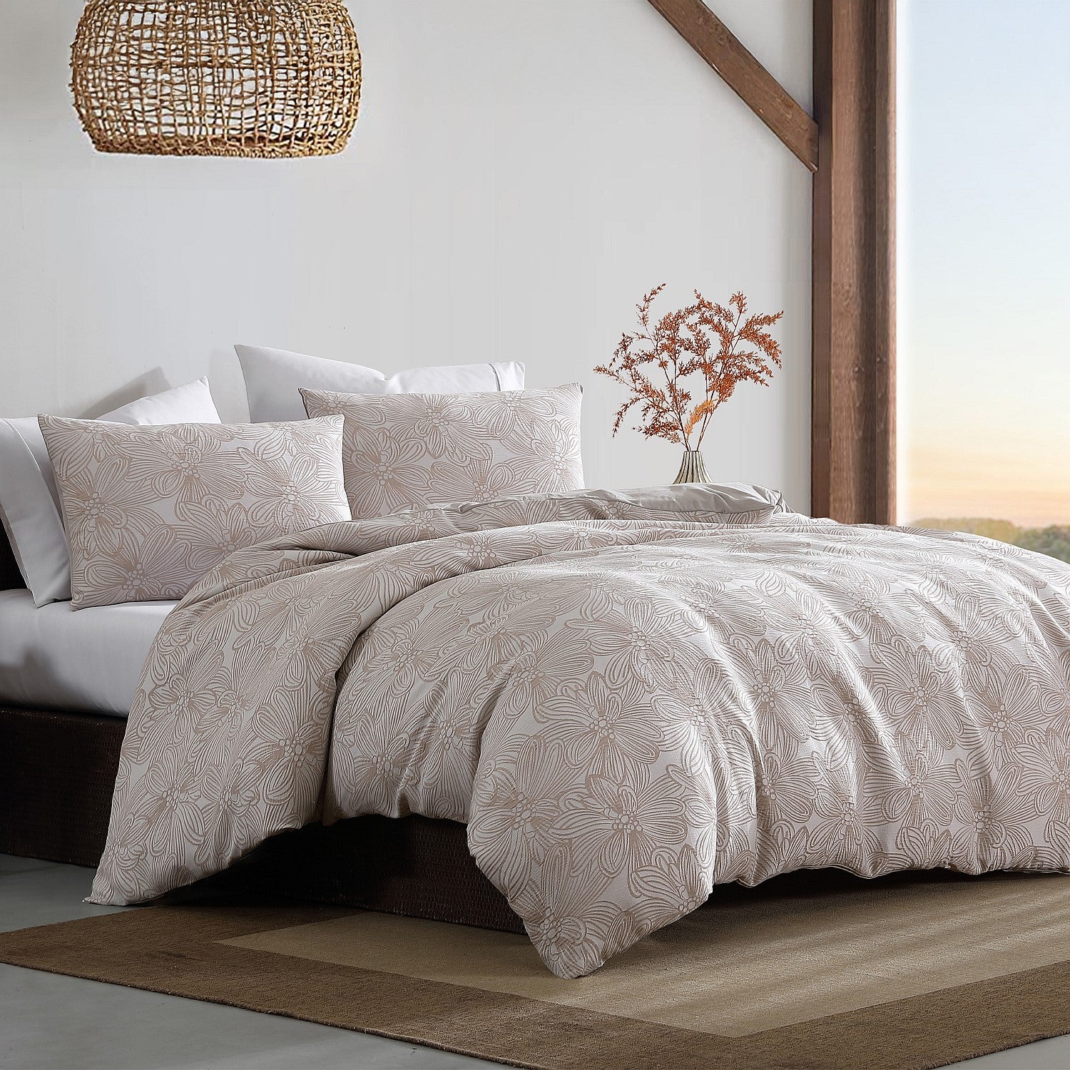Hometones Bella Jacquard Duvet Cover Set