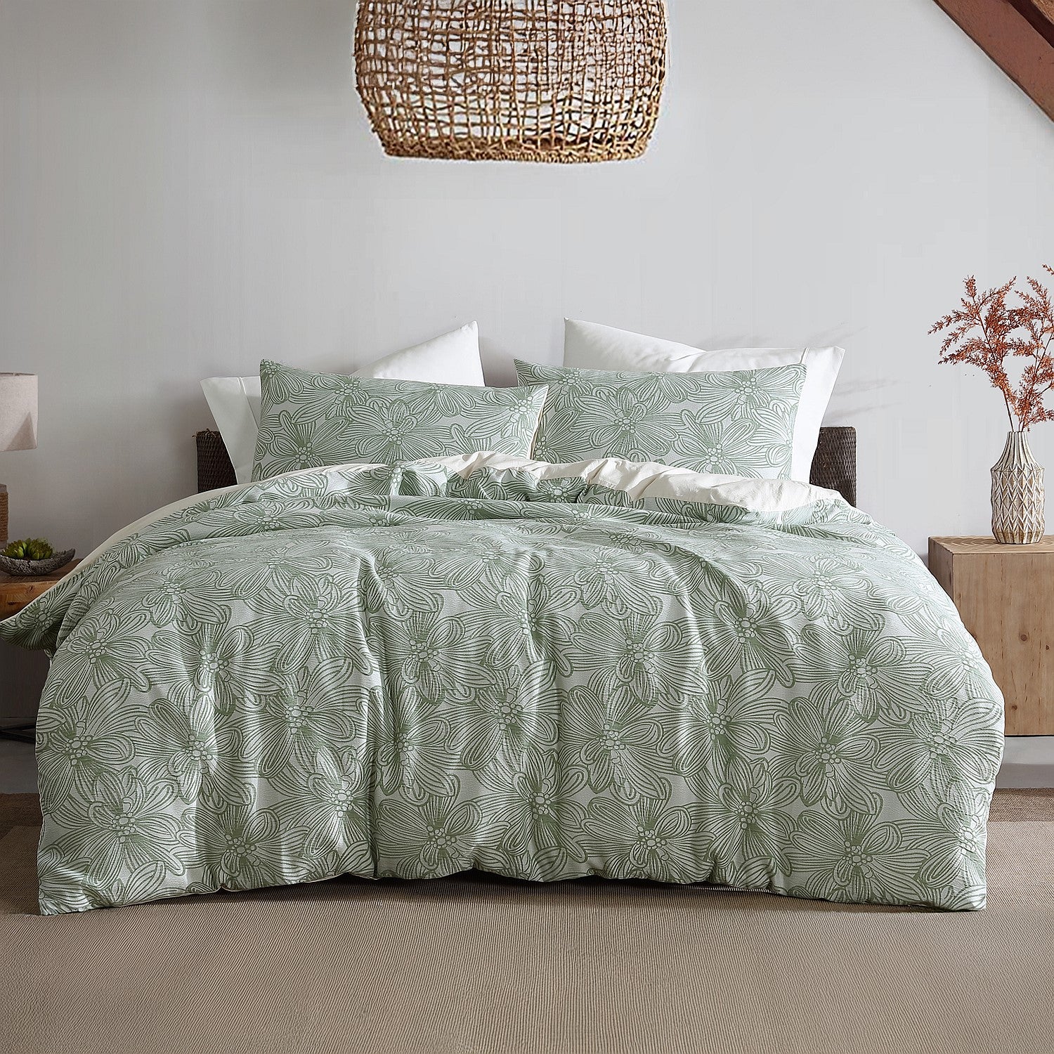 Hometones Bella Jacquard Duvet Cover Set