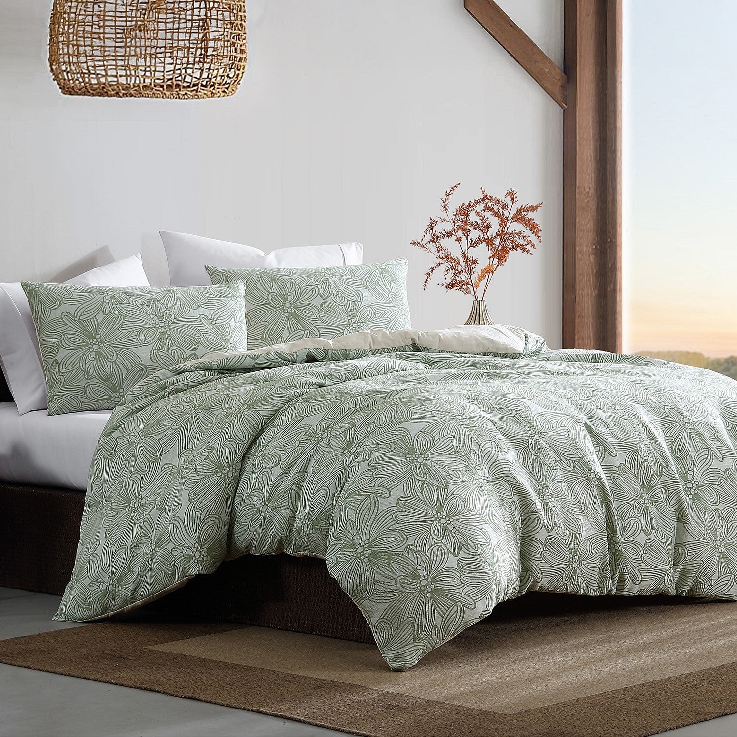 Hometones Bella Jacquard Duvet Cover Set