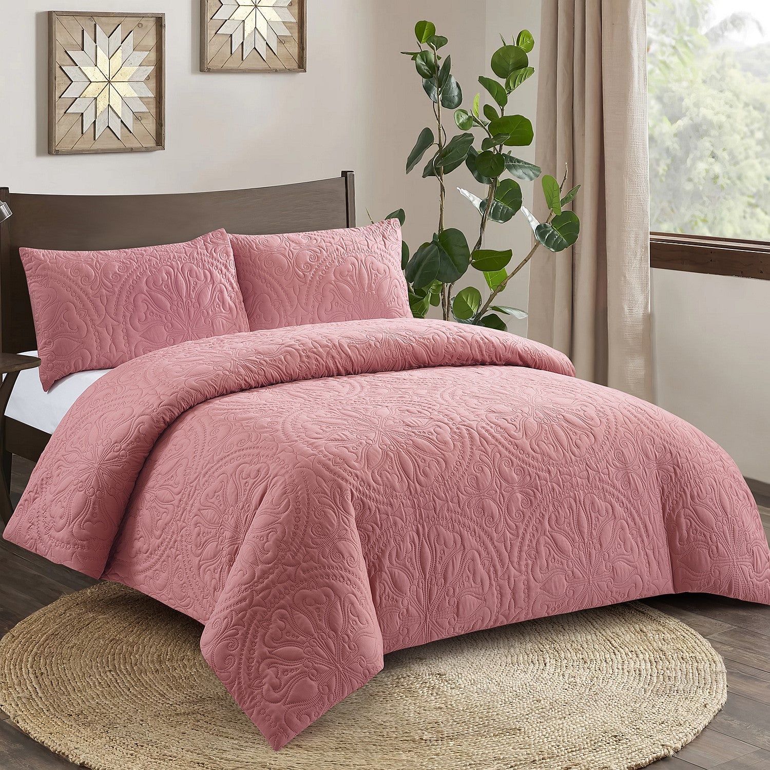 Solace Alia Embossed Duvet Cover Set