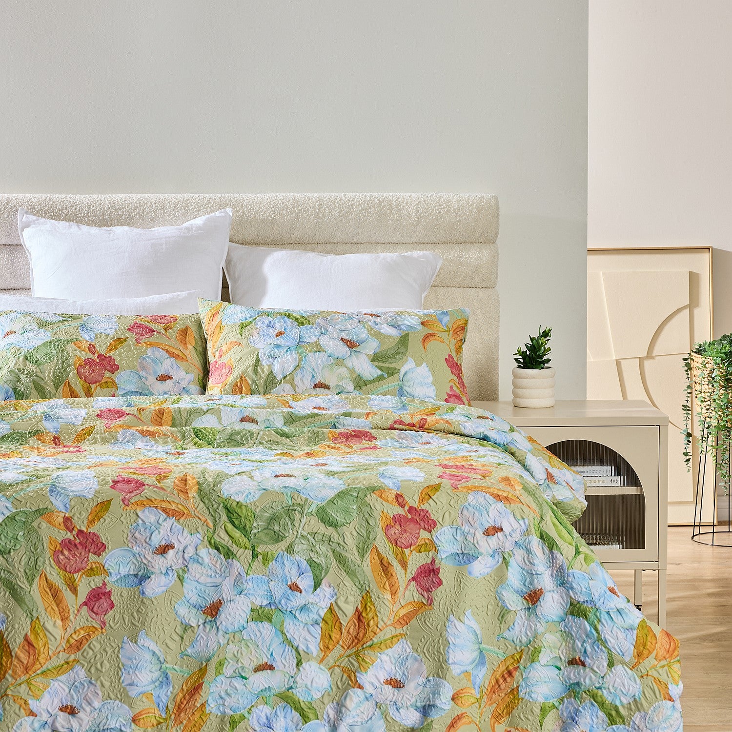 Hometones Rita Textured Duvet Cover Set